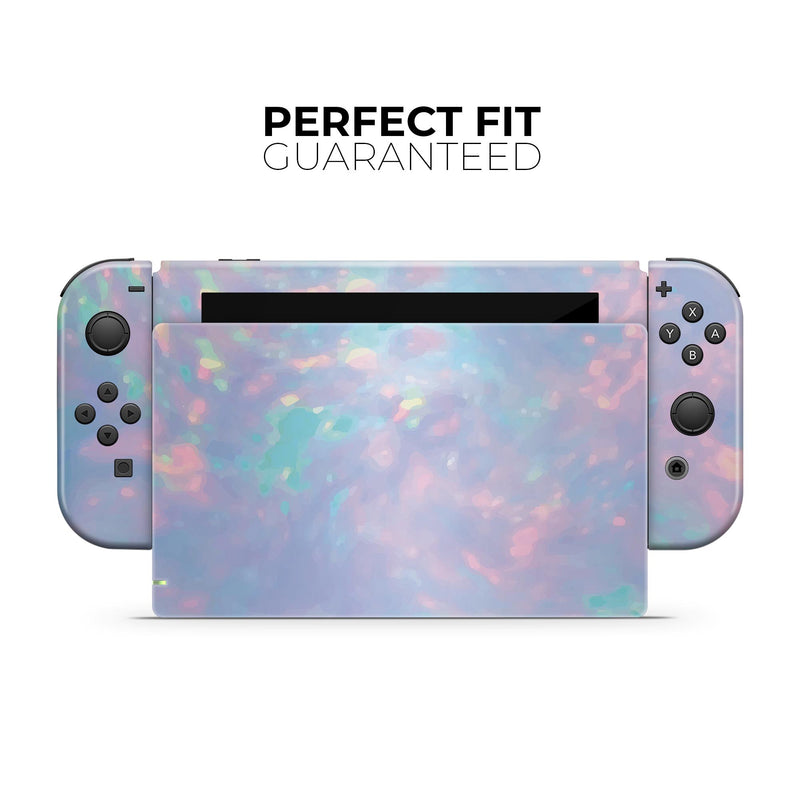 Blurry Opal Gemstone - Skin Wrap Decal for Nintendo Switch Lite Console & Dock - 3DS XL - 2DS - Pro - DSi - Wii - Joy-Con Gaming Controller