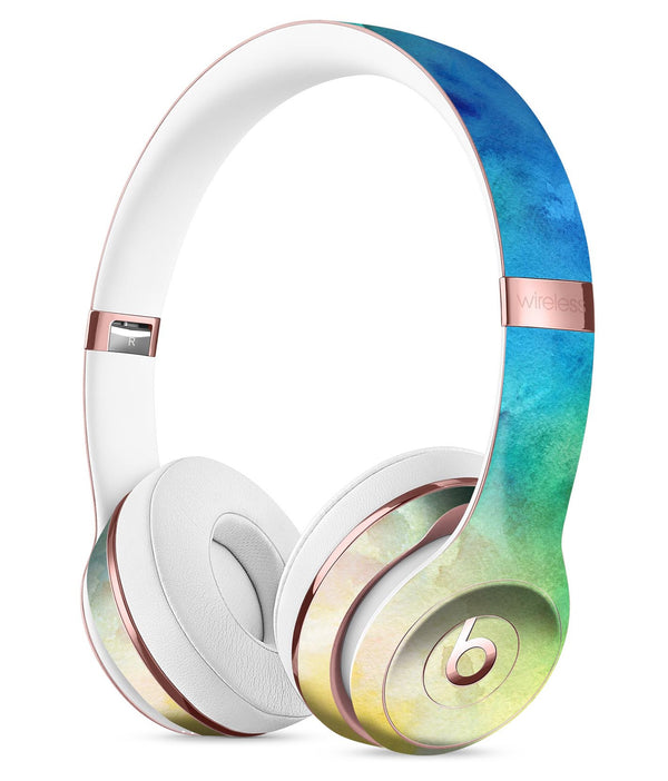 Blushed 493 Absorbed Watercolor Texture Full-Body Skin Kit for the Beats by Dre Solo 3 Wireless Headphones