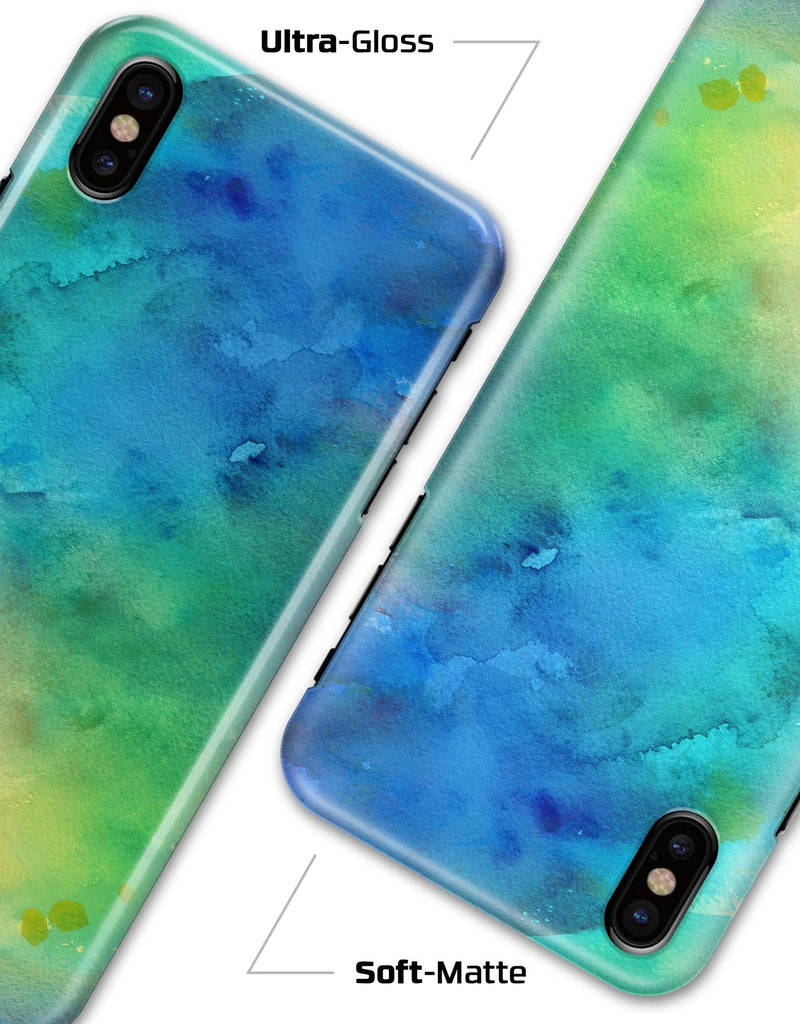 Blushed 493 Absorbed Watercolor Texture - iPhone X Clipit Case