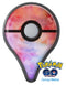 Blushed Blue 4224 Absorbed Watercolor Texture Pokémon GO Plus Vinyl Protective Decal Skin Kit