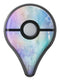 Blushed Blue to MInt 42 Absorbed Watercolor Texture Pokémon GO Plus Vinyl Protective Decal Skin Kit