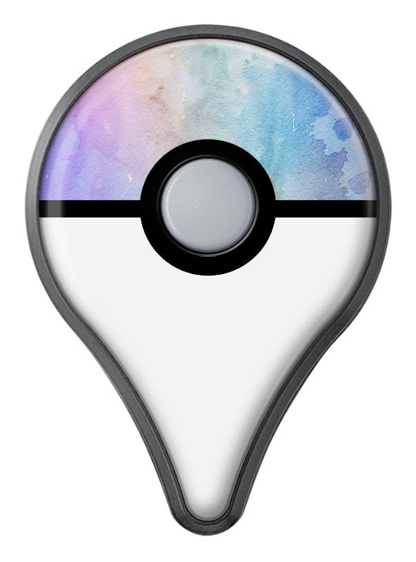 Blushed Blue to MInt 42 Absorbed Watercolor Texture Pokémon GO Plus Vinyl Protective Decal Skin Kit