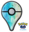 Blushed Mint 32 Absorbed Watercolor Texture Pokémon GO Plus Vinyl Protective Decal Skin Kit