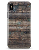 Bolted Horizontal Woodgrain - iPhone X Clipit Case