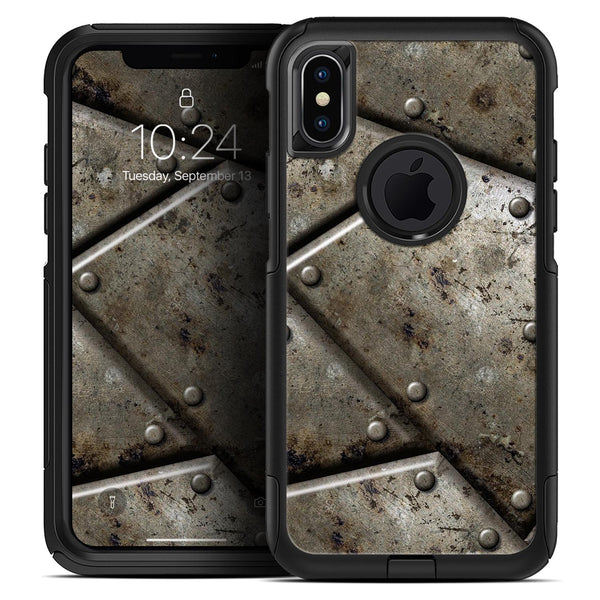 Bolted Steal Plates V2 - Skin Kit for the iPhone OtterBox Cases