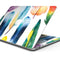 Bright Water Color Painted Feather - Skin Decal Wrap Kit Compatible with the Apple MacBook Pro, Pro with Touch Bar or Air (11", 12", 13", 15" & 16" - All Versions Available)