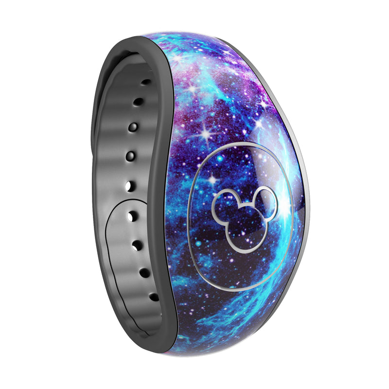 Bright Trippy Space - Full Body Skin Decal Wrap Kit for Disney Magic Band