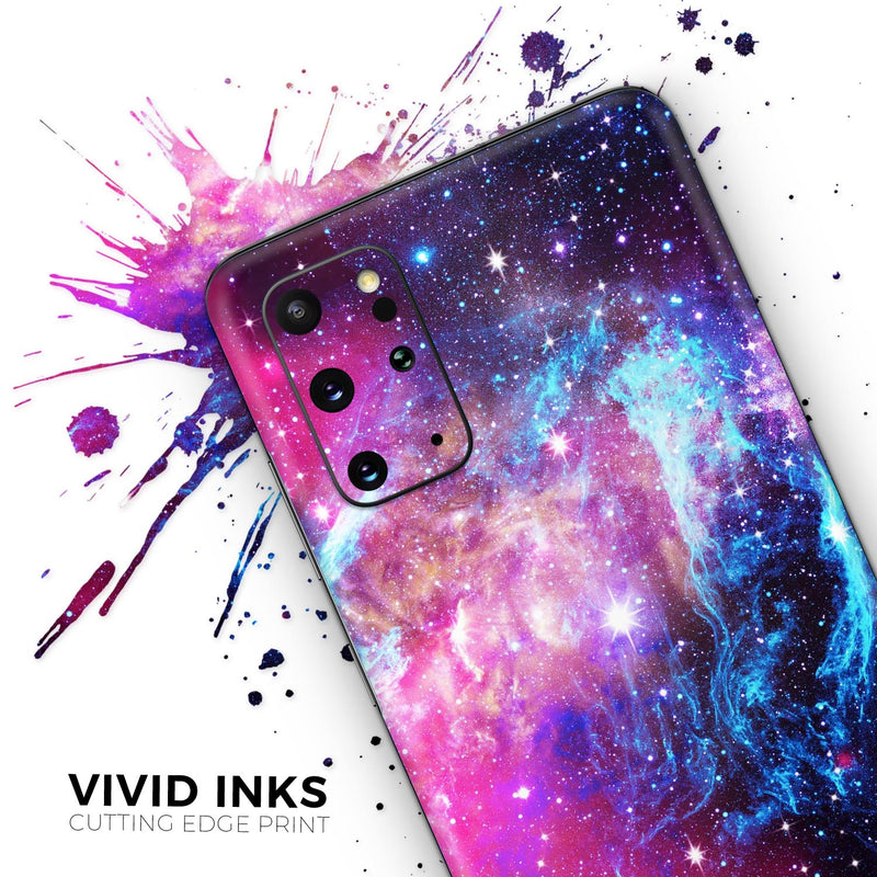 Bright Trippy Space - Full Body Skin Decal Wrap Kit for Samsung Galaxy Phones