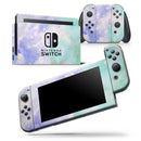 Bright v3 Absorbed Watercolor Texture - Skin Wrap Decal for Nintendo Switch Lite Console & Dock - 3DS XL - 2DS - Pro - DSi - Wii - Joy-Con Gaming Controller