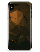 Brown and Orange Abstract Shapes - iPhone X Clipit Case