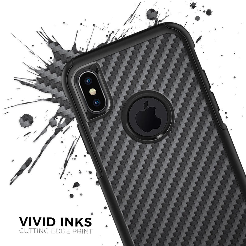 Carbon Fiber Texture - Skin Kit for the iPhone OtterBox Cases