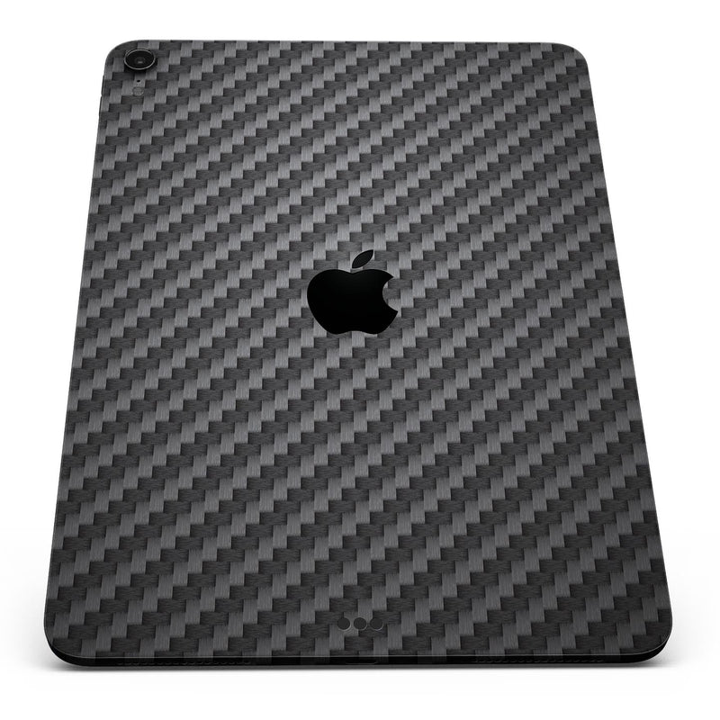 Carbon Fiber Texture - Full Body Skin Decal for the Apple iPad Pro 12.9", 11", 10.5", 9.7", Air or Mini (All Models Available)
