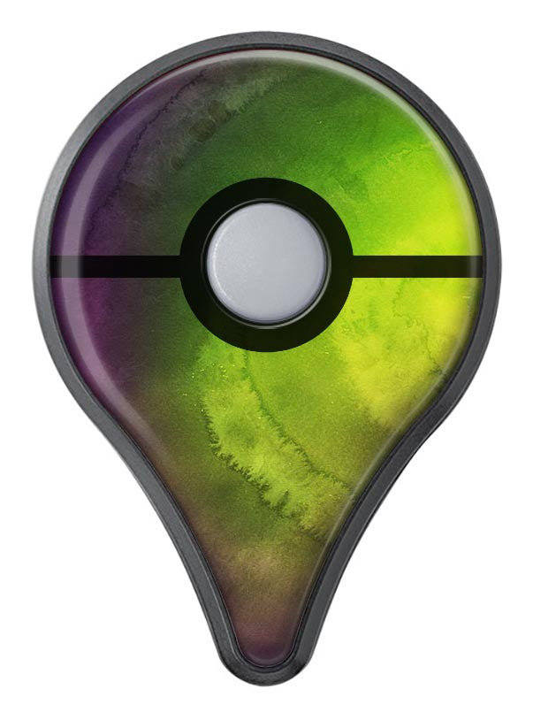 Circled Dark Absorbed Watercolor Texture Pokémon GO Plus Vinyl Protective Decal Skin Kit