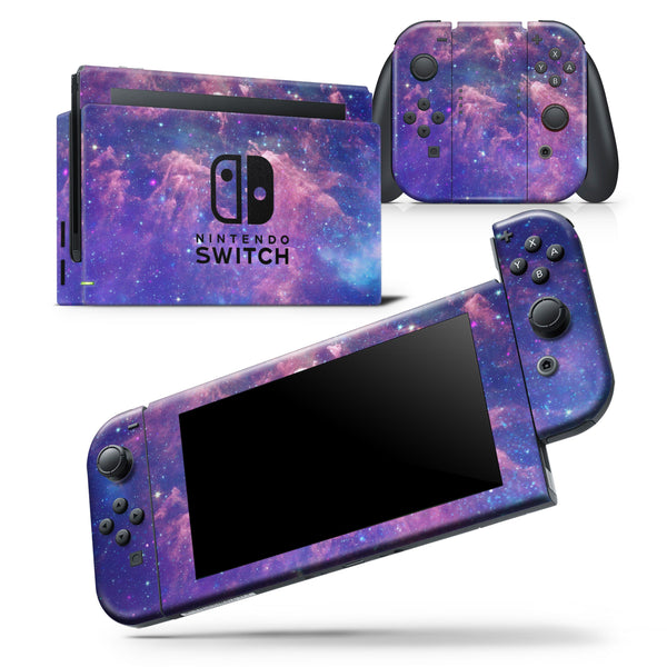 Colorful Nebula - Skin Wrap Decal for Nintendo Switch Lite Console & Dock - 3DS XL - 2DS - Pro - DSi - Wii - Joy-Con Gaming Controller