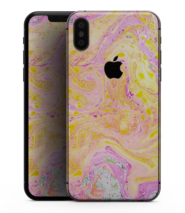 Cotton Candy Oil Mix - iPhone XS MAX, XS/X, 8/8+, 7/7+, 5/5S/SE Skin-Kit (All iPhones Avaiable)