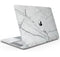 Cracked White Marble Slate - Skin Decal Wrap Kit Compatible with the Apple MacBook Pro, Pro with Touch Bar or Air (11", 12", 13", 15" & 16" - All Versions Available)