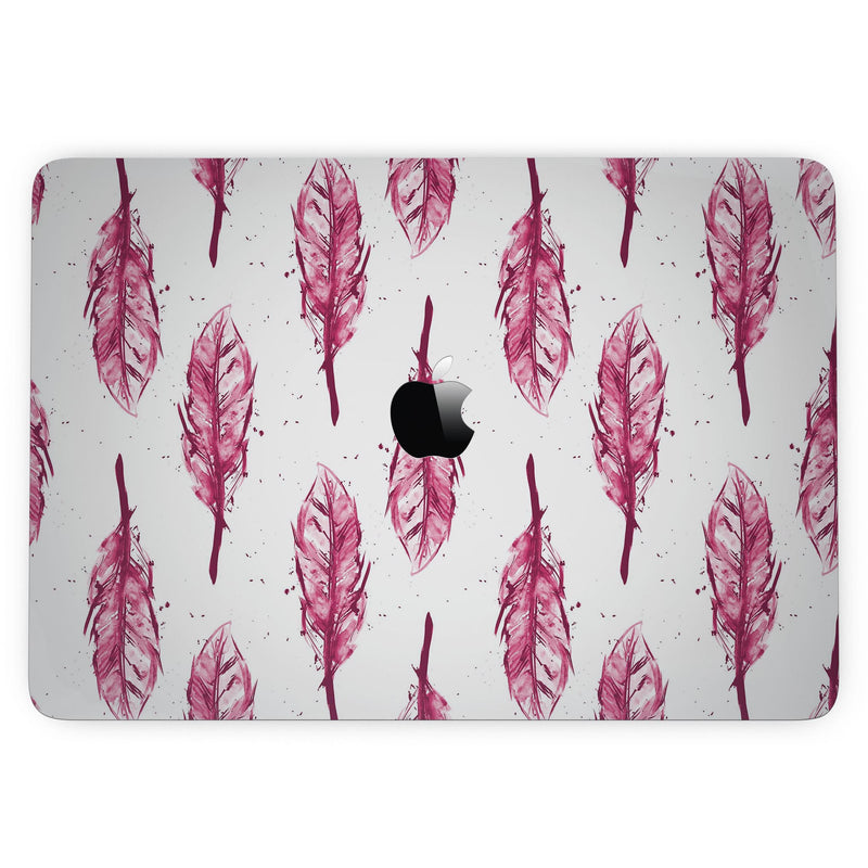 MacBook Pro with Touch Bar Skin Kit - Crimson_Feather_Pattern-MacBook_13_Touch_V3.jpg?