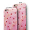 Cute Watercolor Flowers over Pink iPhone 6/6s or 6/6s Plus 2-Piece Hybrid INK-Fuzed Case