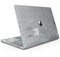 Dark Silver Marble Swirl V7 - Skin Decal Wrap Kit Compatible with the Apple MacBook Pro, Pro with Touch Bar or Air (11", 12", 13", 15" & 16" - All Versions Available)