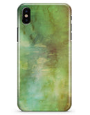 Dark 862 Absorbed Watercolor Texture - iPhone X Clipit Case