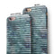 Dark Blue Watercolor Stripes iPhone 6/6s or 6/6s Plus 2-Piece Hybrid INK-Fuzed Case