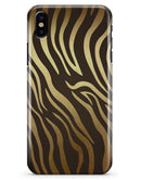 Dark Gold Flaked Animal v6 - iPhone X Clipit Case
