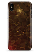 Dark Orange Geometric V13 - iPhone X Clipit Case