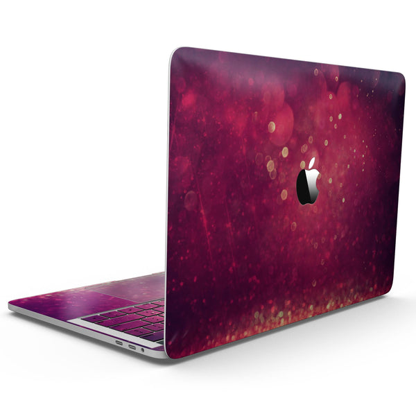 MacBook Pro with Touch Bar Skin Kit - Dark_Pink_Shimmering_Orbs_of_Light-MacBook_13_Touch_V9.jpg?