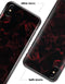Dark Red Geometric V2 - iPhone X Clipit Case