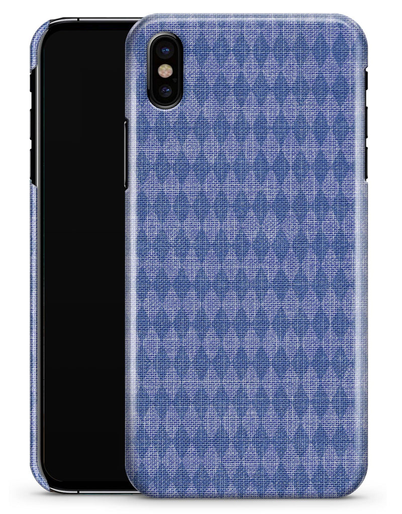Deep Blue Sea Diamond Pattern - iPhone X Clipit Case