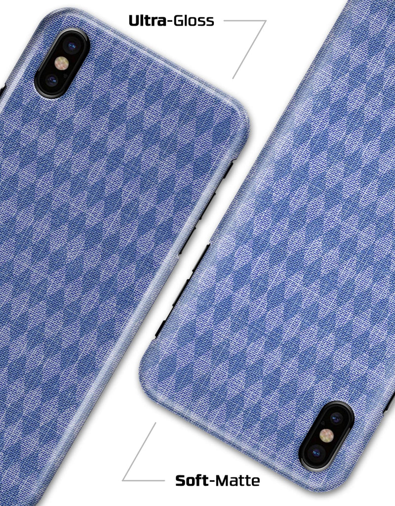 Deep Blue Sea Diamond Pattern - iPhone X Clipit Case