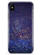 Deep Blue with Gold Shimmering Orbs of Light - iPhone X Clipit Case