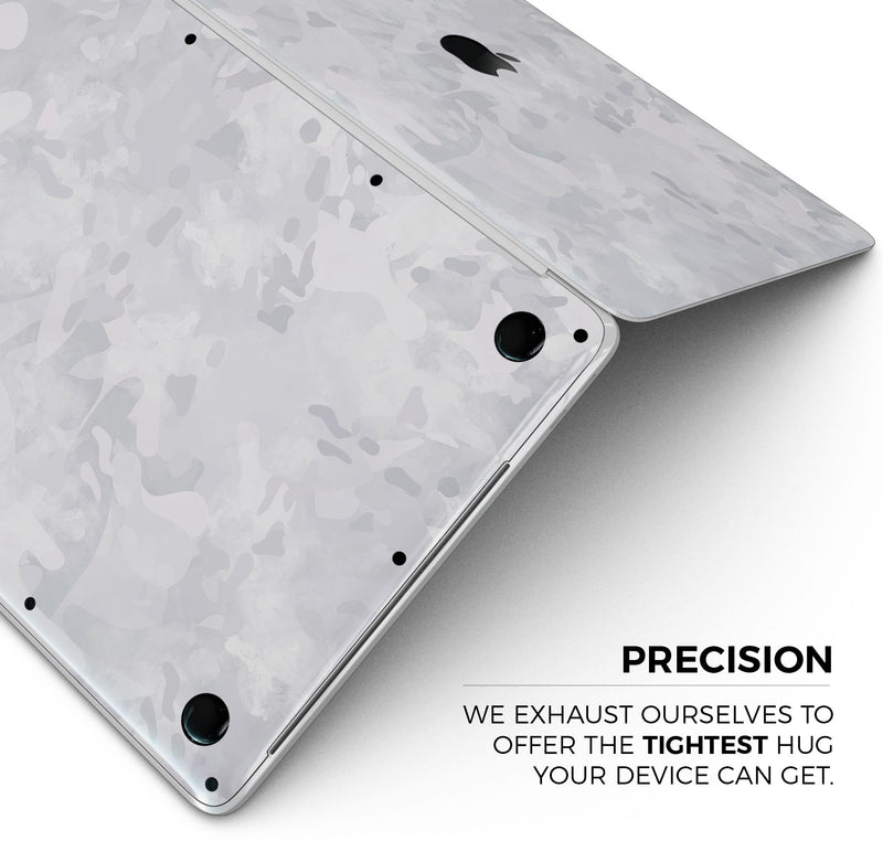 Desert Winter Camouflage V3 - Skin Decal Wrap Kit Compatible with the Apple MacBook Pro, Pro with Touch Bar or Air (11", 12", 13", 15" & 16" - All Versions Available)
