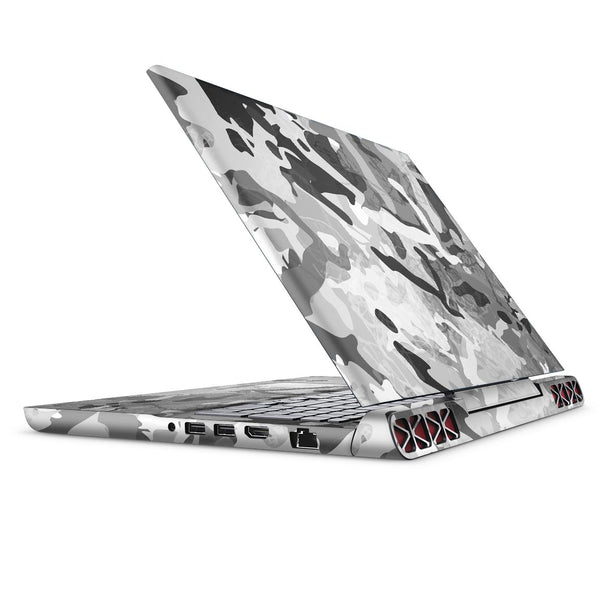Desert Snow Camouflage V2 - Full Body Skin Decal Wrap Kit for the Dell Inspiron 15 7000 Gaming Laptop (2017 Model)