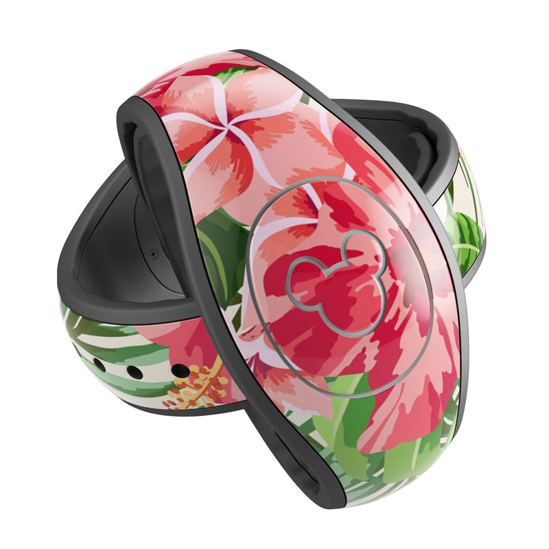 Dreamy Subtle Floral V1 - Full Body Skin Decal Wrap Kit for Disney Magic Band