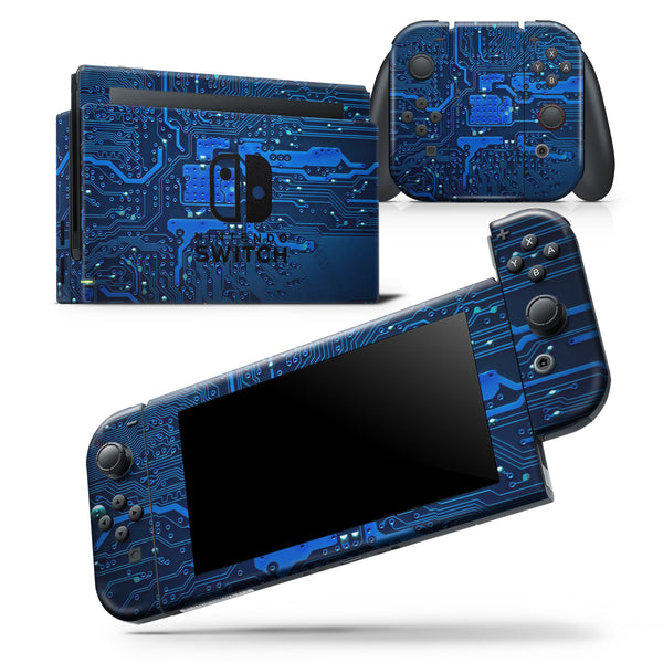 Electric Circuit Board - Skin Wrap Decal for Nintendo Switch Lite Console & Dock - 3DS XL - 2DS - Pro - DSi - Wii - Joy-Con Gaming Controller