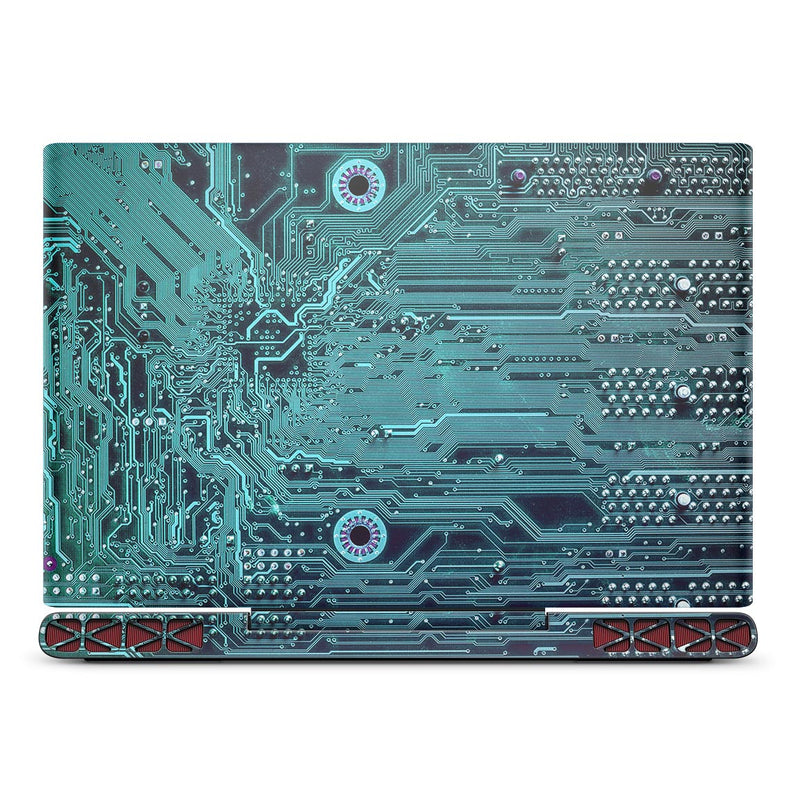 Electric Circuit Board V5 - Full Body Skin Decal Wrap Kit for the Dell Inspiron 15 7000 Gaming Laptop (2017 Model)
