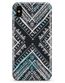 Ethnic Aztec Navy Point - iPhone X Clipit Case