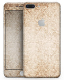 Faded Brown and Yellow Rococo Pattern - Skin-kit for the iPhone 8 or 8 Plus