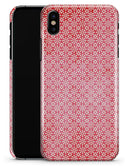 Fading Red and White Snowflake Pattern - iPhone X Clipit Case