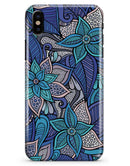 Floral Blues - iPhone X Clipit Case