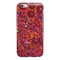 Floral Pattern on Red Watercolor iPhone 6/6s or 6/6s Plus 2-Piece Hybrid INK-Fuzed Case