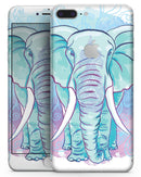 Flourished Blue & Purple Sacred Elephant - Skin-kit for the iPhone 8 or 8 Plus