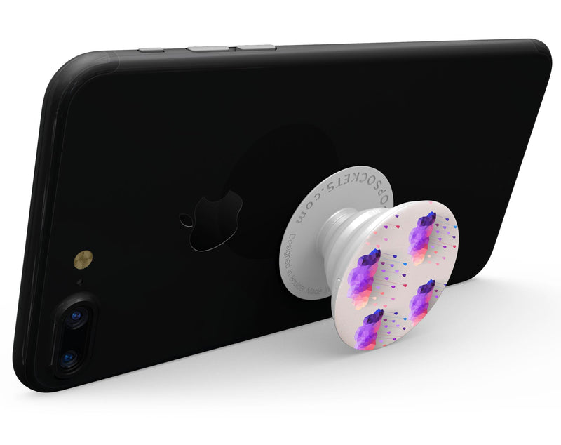 Geometric Rain Clouds - Skin Kit for PopSockets and other Smartphone Extendable Grips & Stands