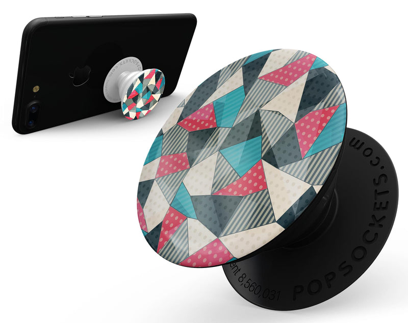 Geometry and Polkadots - Skin Kit for PopSockets and other Smartphone Extendable Grips & Stands