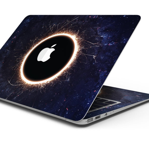 Glowing Black Hole - Skin Decal Wrap Kit Compatible with the Apple MacBook Pro, Pro with Touch Bar or Air (11", 12", 13", 15" & 16" - All Versions Available)