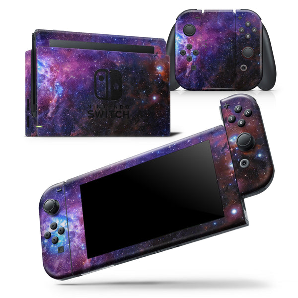 Glowing Deep Space - Skin Wrap Decal for Nintendo Switch Lite Console & Dock - 3DS XL - 2DS - Pro - DSi - Wii - Joy-Con Gaming Controller