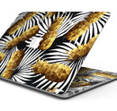 Gold Pineapple Express - Skin Decal Wrap Kit Compatible with the Apple MacBook Pro, Pro with Touch Bar or Air (11", 12", 13", 15" & 16" - All Versions Available)