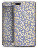 Gold Flaked Animal Blue - Skin-kit for the iPhone 8 or 8 Plus