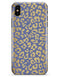 Gold Flaked Animal Blue - iPhone X Clipit Case